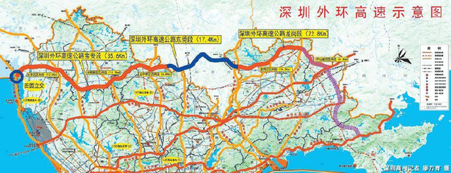 外环高速今年3月动工 连接深莞惠 预计2018年底竣工