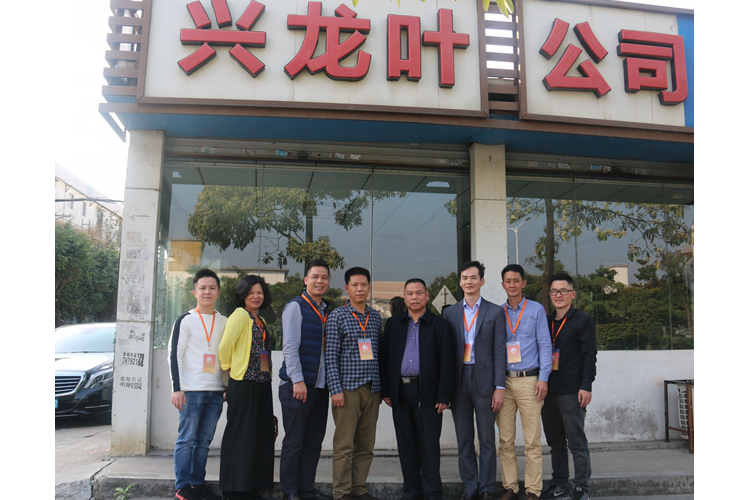 我会秘书处一行到兴龙叶机械、粤龙达建材走访交流