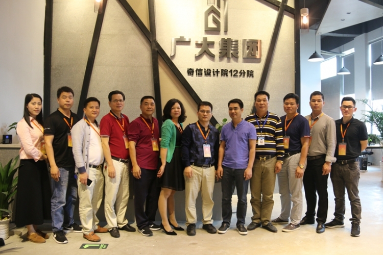 我会秘书处一行到广大走访交流