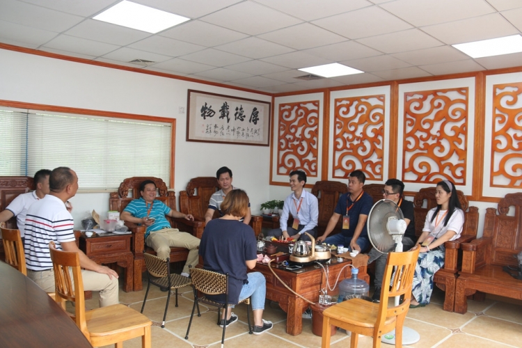 我会秘书处一行到五洲丽走访交流